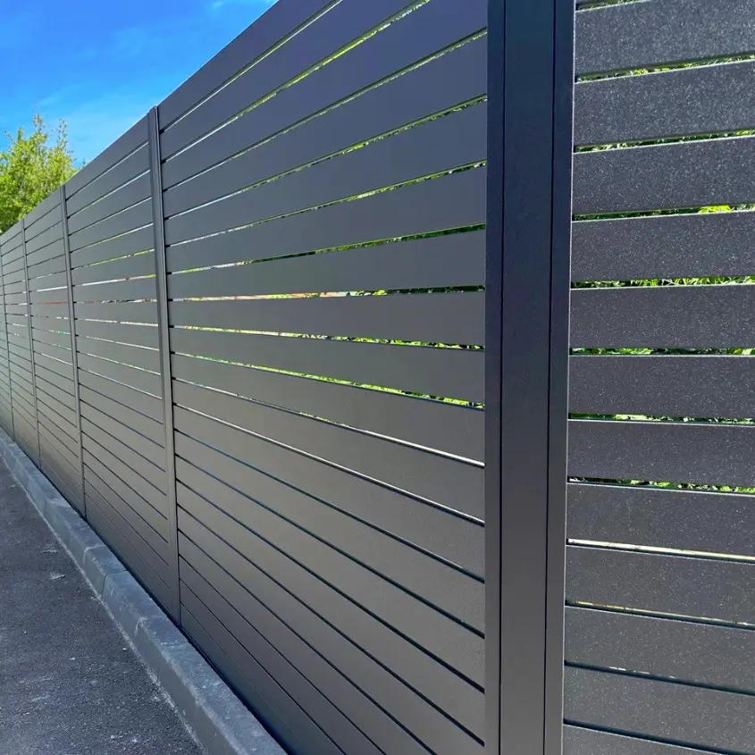 Фото 3 забор ранчо металлопланкен RAL 7024 МАТТЕ Серый Графит