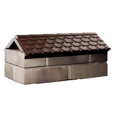 Парапет Elbrus Коричневый на 1 кирпич 255мм фото 1