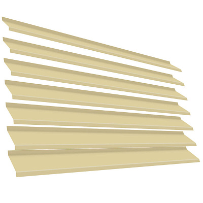 Ламель Жалюзи ЭКО-Z RAL1014 Бежевый металлическая