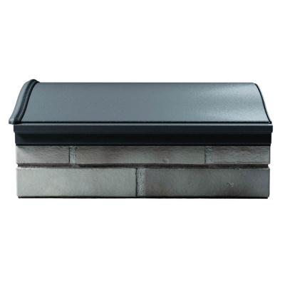 Парапет Zking Monblan Серый 385х510х100мм посадка на 1.5 кирпича (355,385мм) фото 2