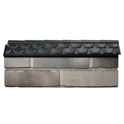 Парапет Elbrus Черный на 0.5 кирпича 130мм фото 2